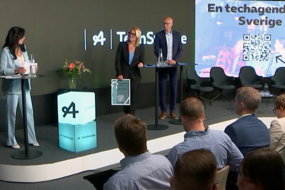 lansering av en techagenda för Sverige 24 maj